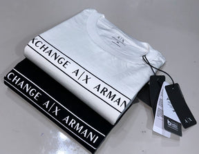 Camiseta Armani Exchange - Preta/Branca