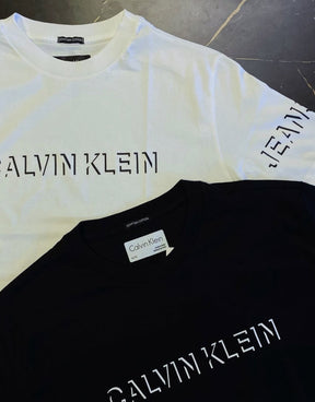 Camiseta Calvin Klein - Preta/Branca